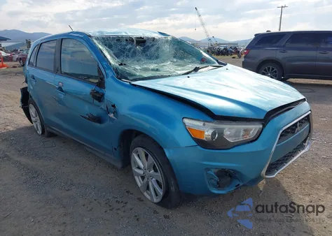 2014 Mitsubishi Outlander Sport Es from USA, damaged, VIN 4A4AR3AUXEE009563